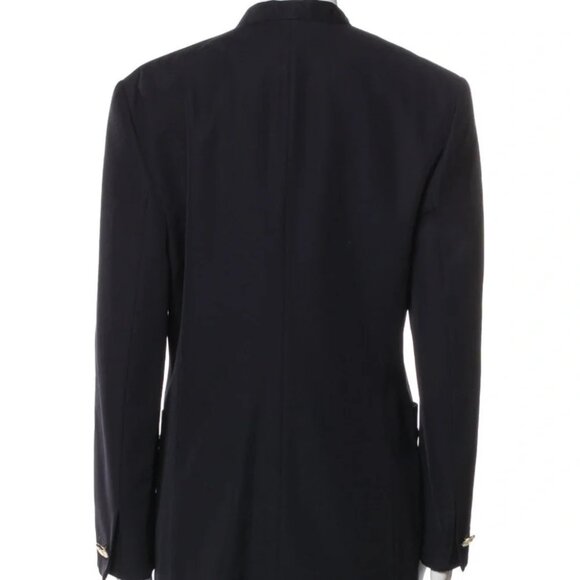 Louis Feraud Blazer Navy Blue Single Breasted Size 8 - Picture 3 of 7